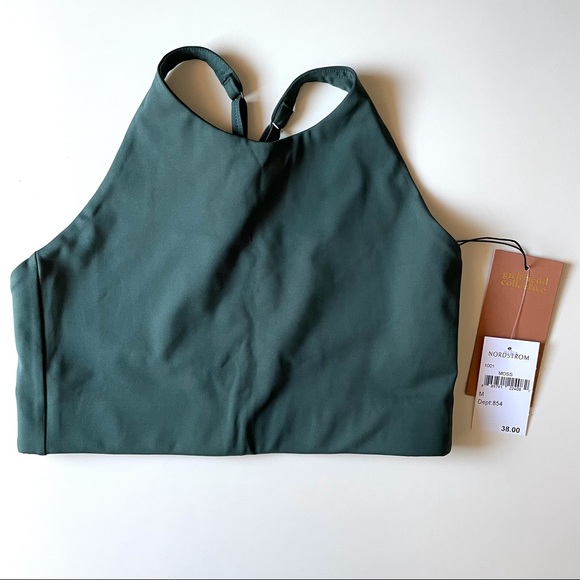 NWT Girlfriend Collective Topanga Sports Bra -Moss - Picture 5 of 6